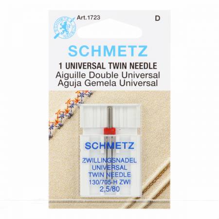 Schmetz Twin Machine Needle Size 2.5mm/80