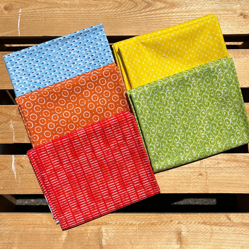 Topography 5 Piece Fat Quarter Bundle 2