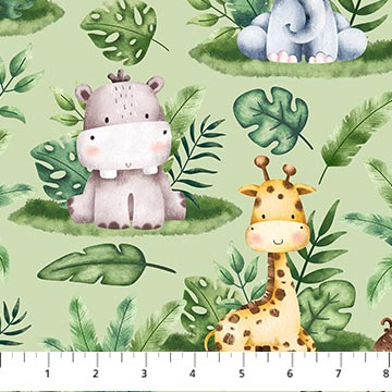 Wee Safari - Green Multi Feature Animals