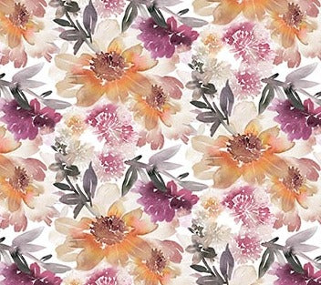 Vivian - White Multi Large Floral