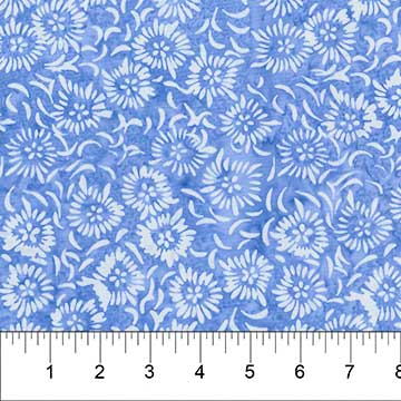 Pebbles And Daisies - Light Blue Floral