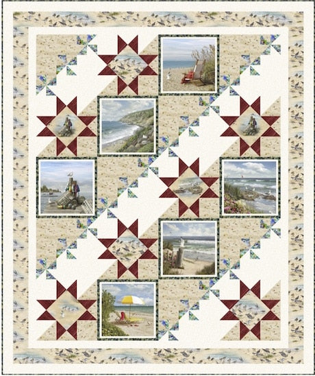 Coastal Stars Quilt Pattern