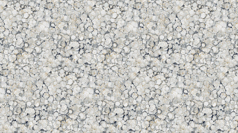 Midas Touch - Light Gray Bubble Texture