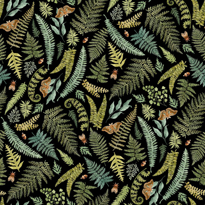 Wild Harvest - Black Large Ferns