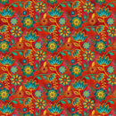 Boho Blooms - Red Multi Small Trail