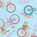 Enjoy The Ride - Springtime Blue Bicyclesi
