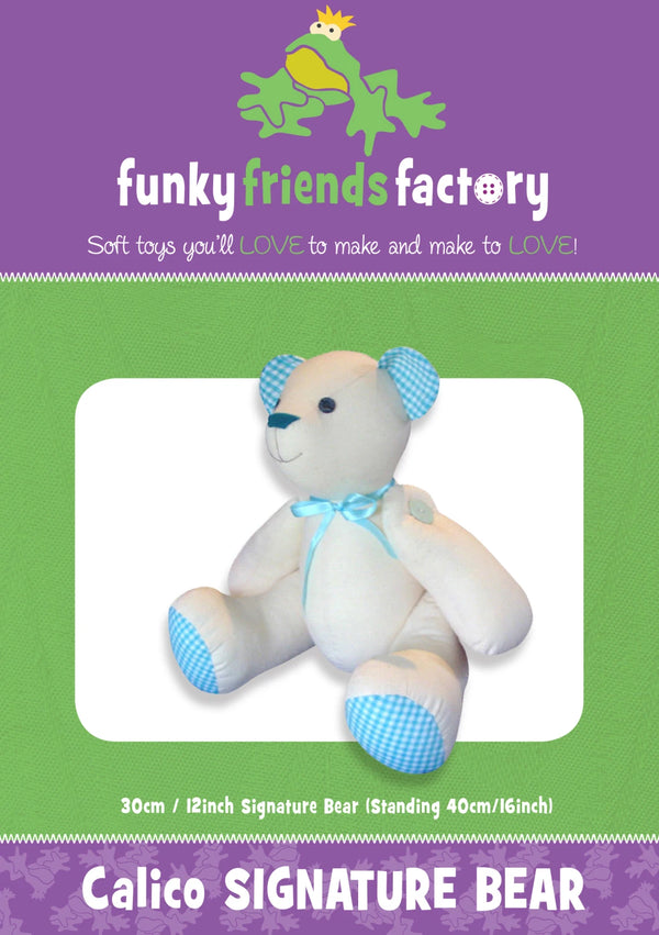 Calico Signature Bear Pattern