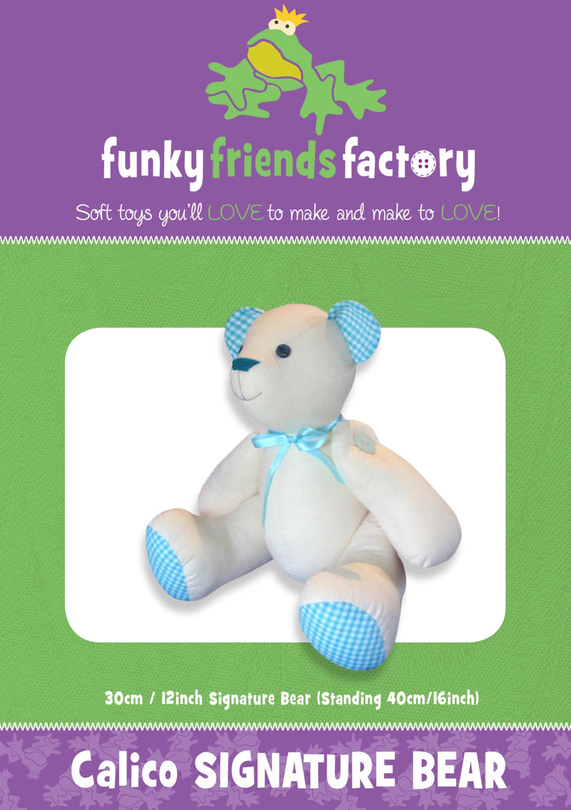 Calico Signature Bear Pattern