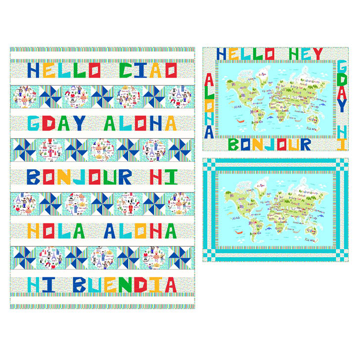 Hello! Quilt Pattern