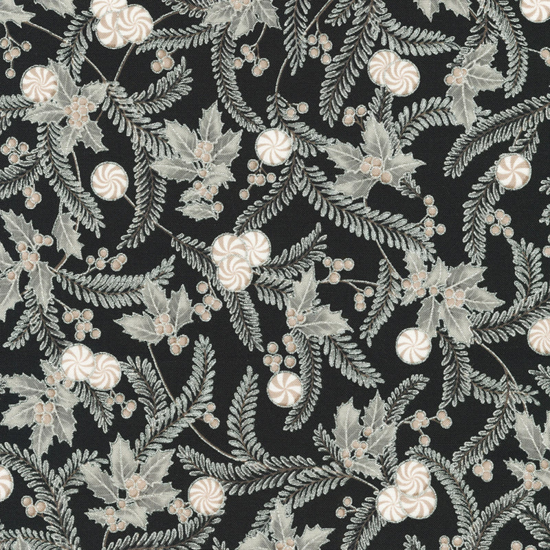 Holiday Flourish Peppermint Twist - Shadow Sprigs Metallic