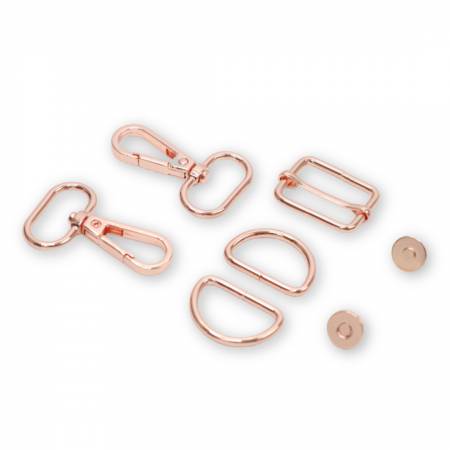 Level 4 Basic Hardware Kit - 1 Inch Rose Gold