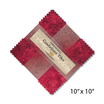 Stonehenge Gradations Tiles - Hibiscus 42 pieces