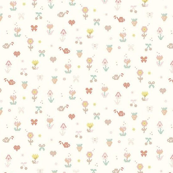 Sunset Ridge - Cream Mosaic