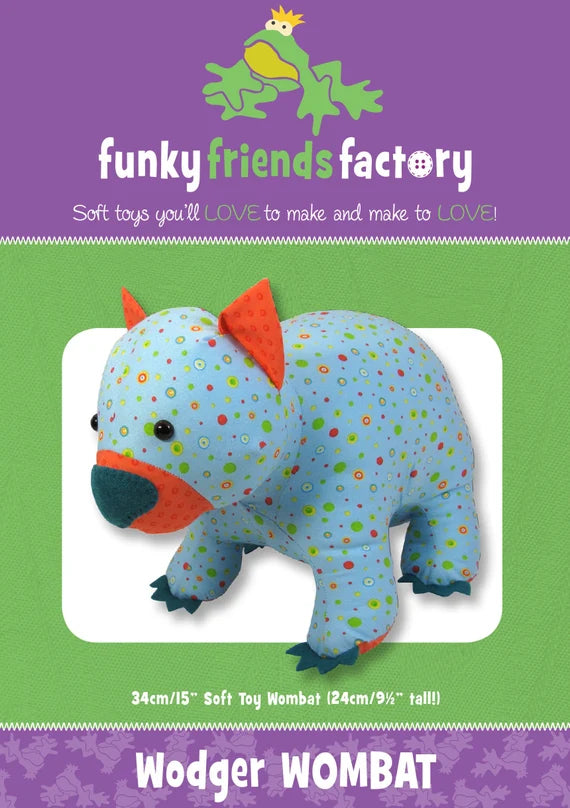 Wodger Wombat Soft Toy Pattern